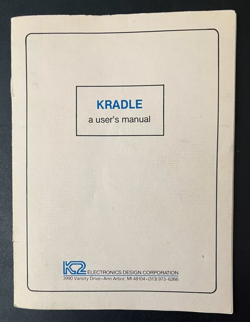 Kradle User Manual