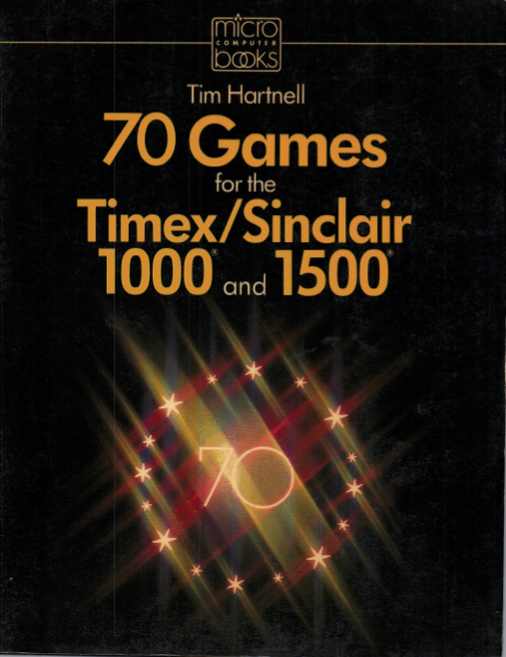 70 games for the Timex/Sinclair 1000 and 1500