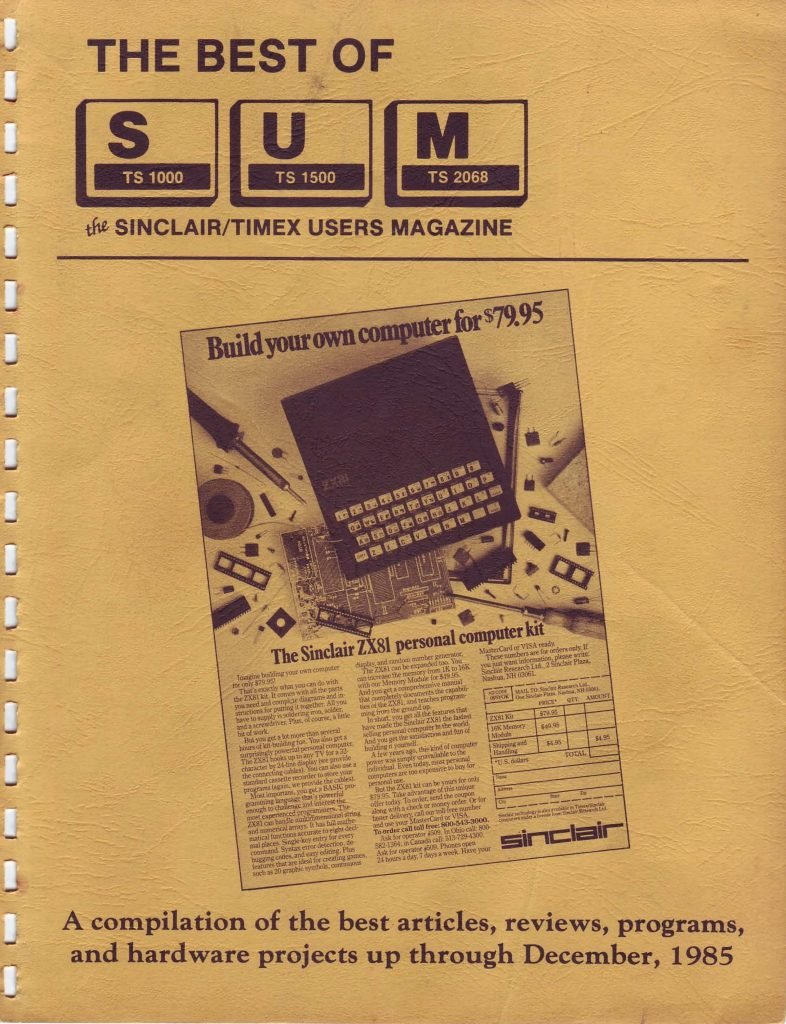 The Best of SUM: The Sinclair/Timex Users Magazine