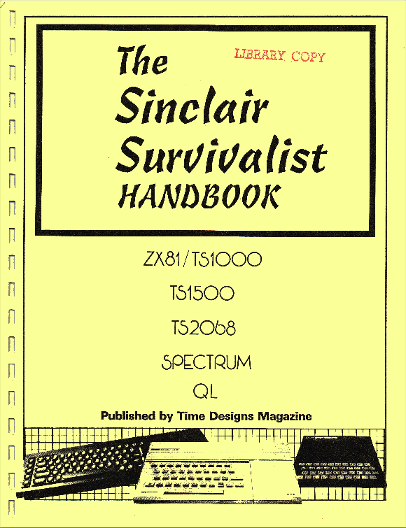 The Sinclair Survivalist Handbook