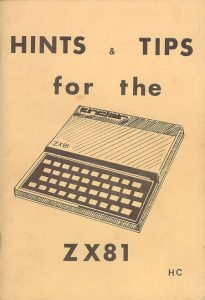Hints & Tips for the ZX81 Hints & Tips for the ZX81