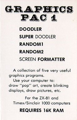 Graphics Pac 1 Graphics Pac 1