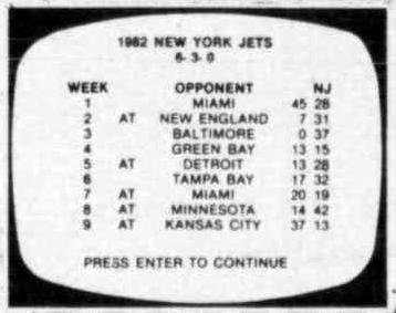 NFL/USFL Statistical Summary