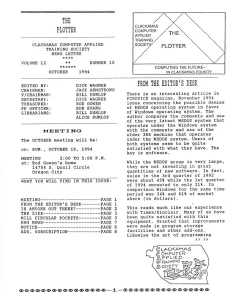 The Plotter v12 n10 The Plotter v12 n10