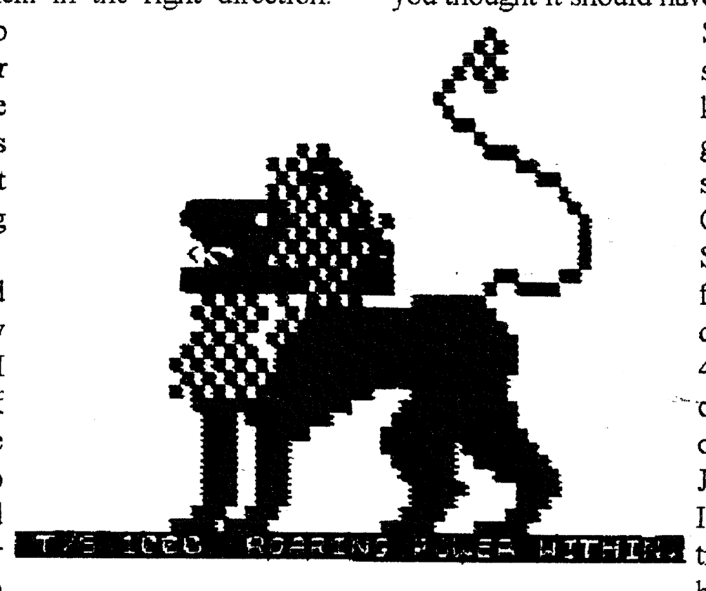 lion graphic "T/S 1000 ROARING POWER WITHIN", credited to Carl Jones