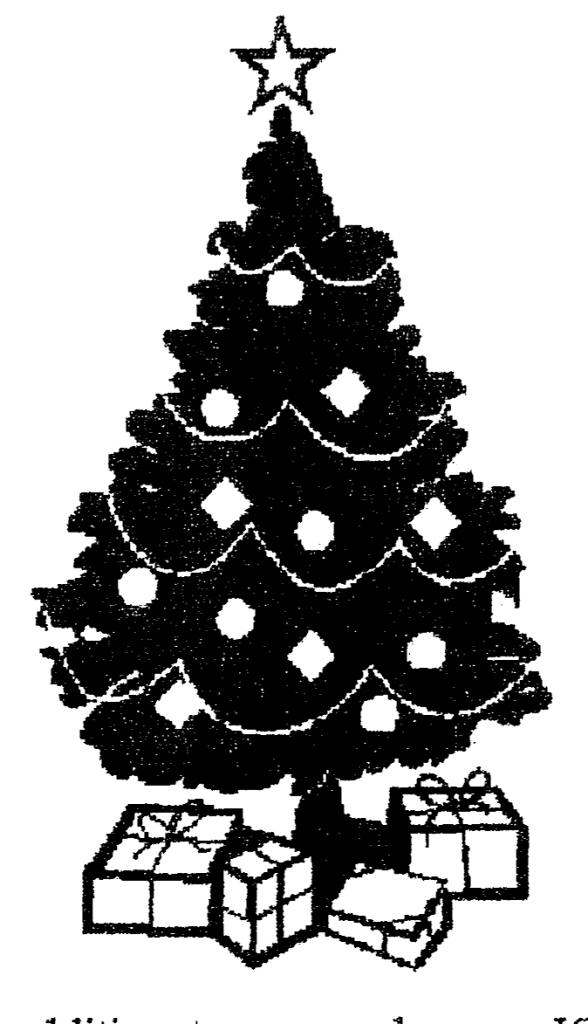 Christmas tree clip art