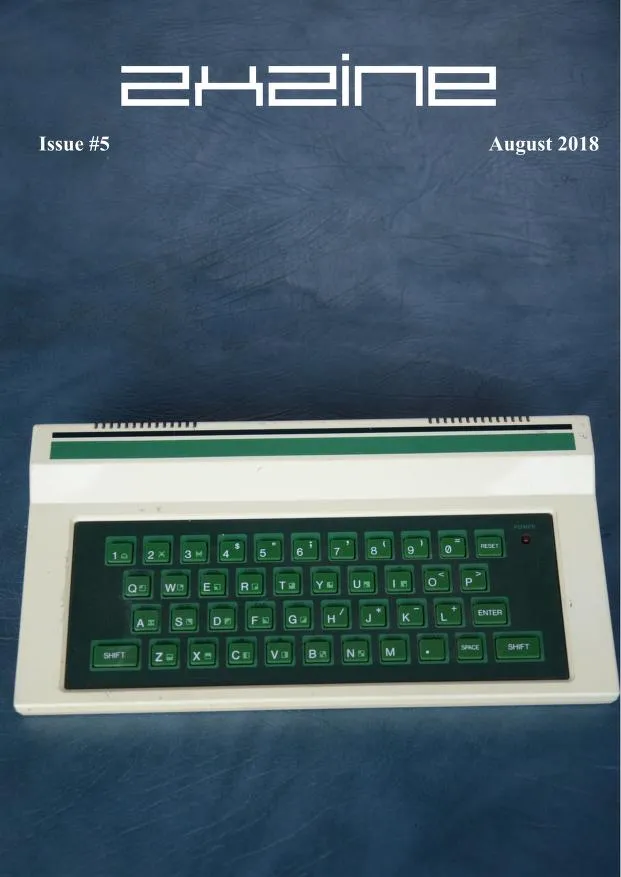 ZXzine Issue 5 ZIP file