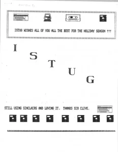 ISTUG Newsletter Nov-Dec 1991