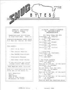 SMUG Bytes v6 n1