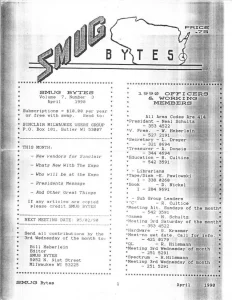 SMUG Bytes v7 n4