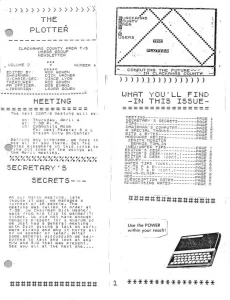 The Plotter v3 n4 The Plotter v3 n4