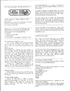 Timex Sinclair Users Group Mile High Chapter Jul 1991