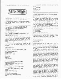 Timex Sinclair Users Group Mile High Chapter Jun 1991