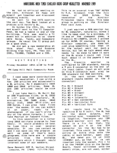 Harrisburg Area Timex Sinclair Users Group Nov 1989