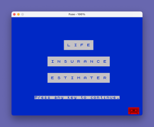 Life Insurance Estimater