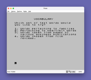 Vocabulary