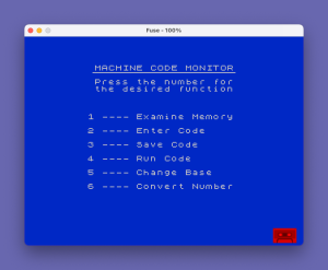 Machine Code Monitor
