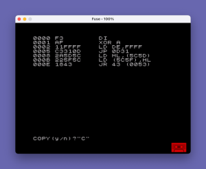 Z80 Disassembler