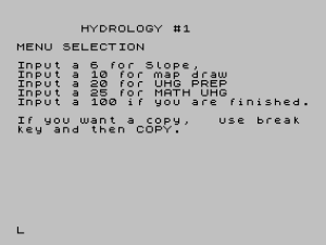 Hydrology