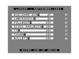 September 1983 Loader
