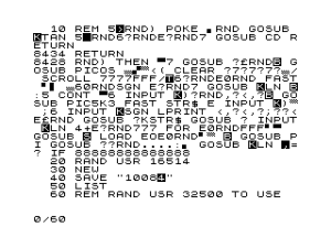 Unknown Machine Code Routine 3