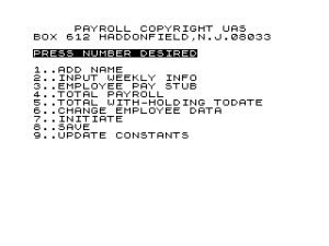 Payroll