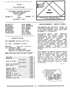 The Plotter v10 n12 The Plotter v10 n12