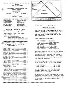 The Plotter v4 n1 The Plotter v4 n1