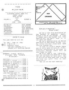 The Plotter v4 n6 The Plotter v4 n6