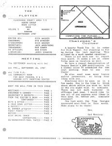 The Plotter v5 n9 The Plotter v5 n9