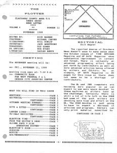 The Plotter v6 n11 The Plotter v6 n11