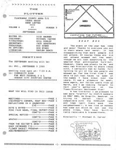 The Plotter v6 n9 The Plotter v6 n9