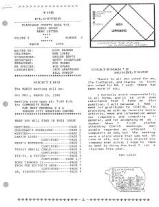 The Plotter v8 n3 The Plotter v8 n3
