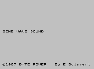 2 Voice Beep Example