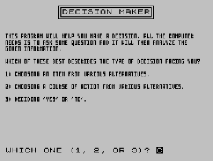 Decision Maker