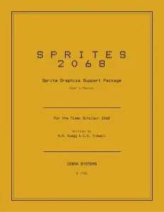 Sprites 2068 Manual